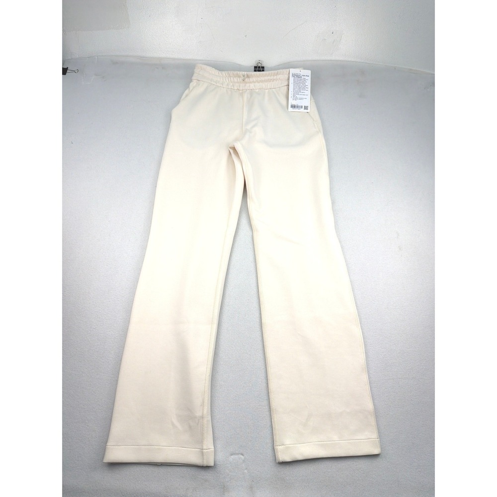 Lululemon Softstreme High-Rise Pant Regular Light Ivory Cream Size‎ 4 LW5GBHS